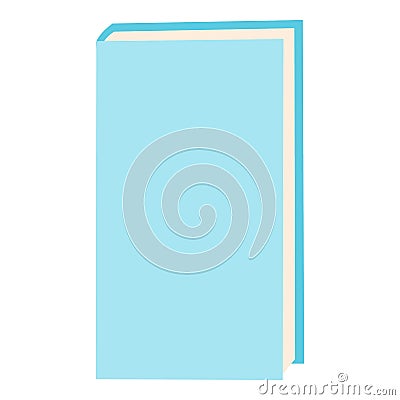 School blue book icon cartoon vector. University study Vector Illustration