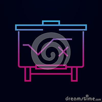 School boards nolan icon. Simple thin line, outline vector of web icons for ui and ux, website or mobile application Stock Photo