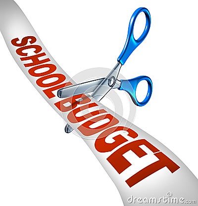 School Budget Cuts Stock Photo