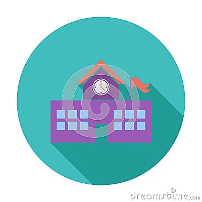 School building Vector Illustration