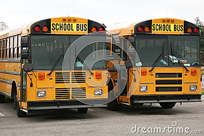 School bus Stock Photo