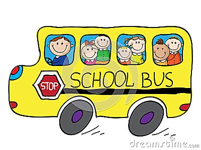 School bus Vector Illustration