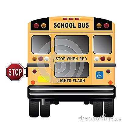 School Bus Vector Illustration