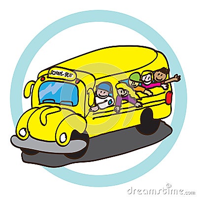School bus Vector Illustration