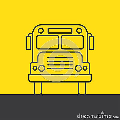 School bus Vector Illustration