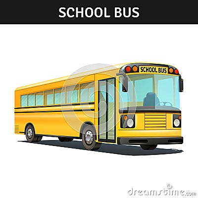 School Bus Design Vector Illustration