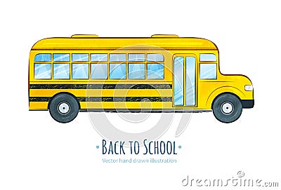 School bus Vector Illustration