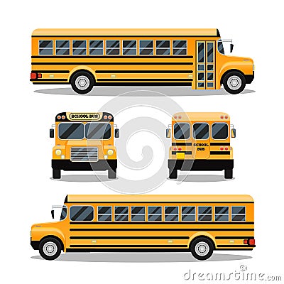 School bus Vector Illustration