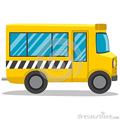 School Bus Vector Illustration