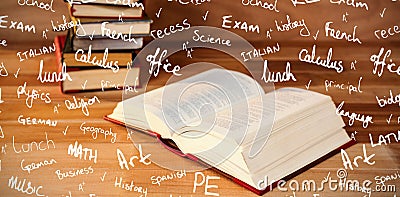 Composite image of school buzzwords Stock Photo