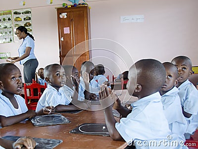 School children in Haiti Editorial Stock Photo