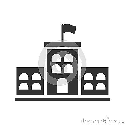 School, Collage icon Vector Illustration