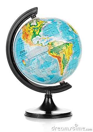 The school globe Stock Photo