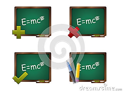 School icon set Vector Illustration