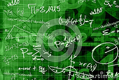 School math background Stock Photo