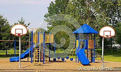 School Playground Stock Photo