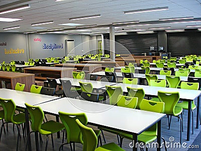 School Refectory Stock Photo