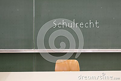 School right in Germany image Stock Photo