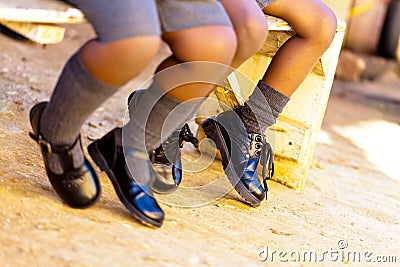 School Shoes Stock Photo