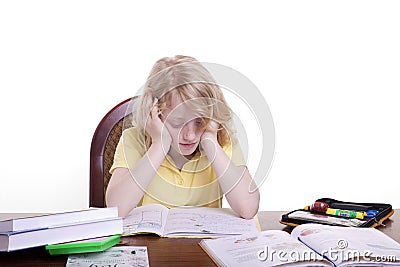 School stress Stock Photo