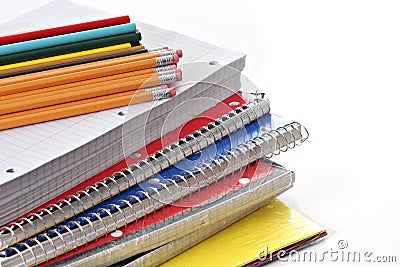 School supplies Stock Photo