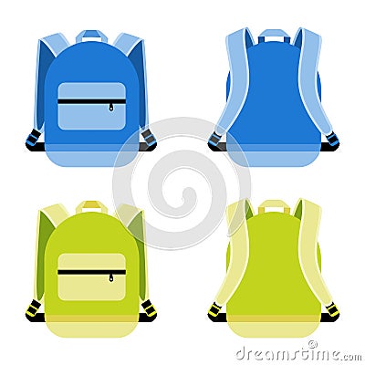 Schoolbag icon Vector Illustration