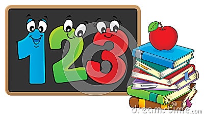 Schoolboard topic image 4 Vector Illustration