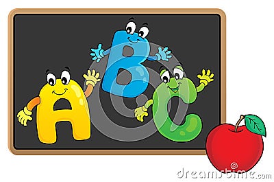 Schoolboard topic image 7 Vector Illustration