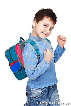 Schoolboy Stock Photo