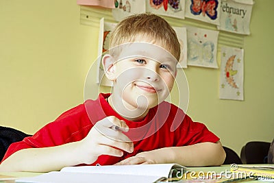 Schoolboy Stock Photo