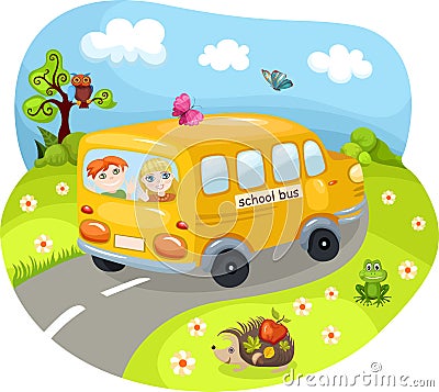 Schoolbus Vector Illustration