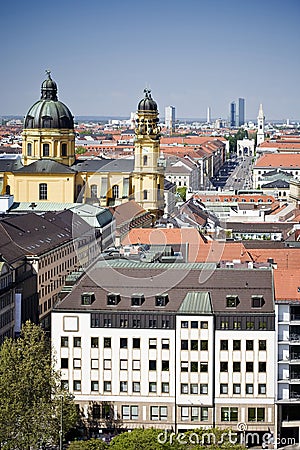 Schwabing, Munich North Stock Photo