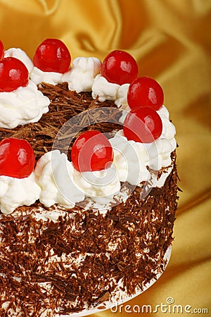 Schwarzwaelder Kirschtorte Stock Photo