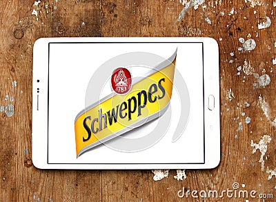 Schweppes logo Editorial Stock Photo