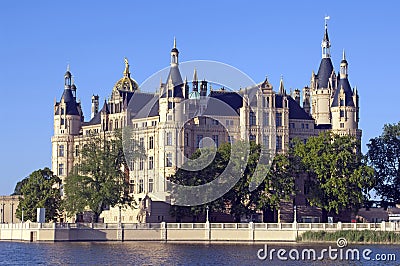 Schwerin castle, Germany Stock Photo