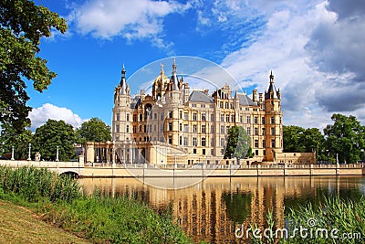 Schwerin Castle, Germany Stock Photo