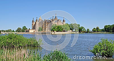 Schwerin Castle,Mecklenburg Lake District,Germany Stock Photo