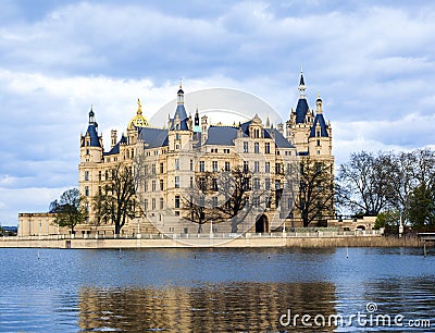 Schwerin Palace Stock Photo