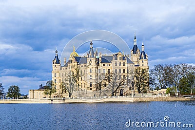 Schwerin Palace Stock Photo