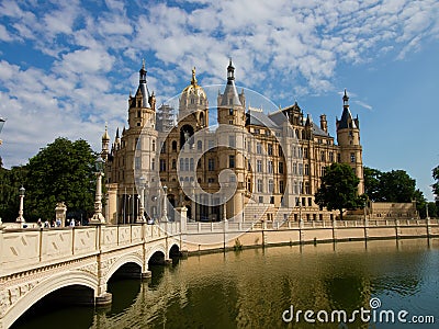 Schwerin Palace Stock Photo