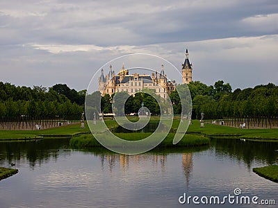 Schwerin Palace Stock Photo