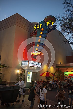 Sci Fi Diner, Disney World, Travel, Hollywood Studios Editorial Stock Photo