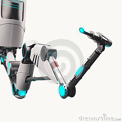 Sci fi robotic arm Stock Photo