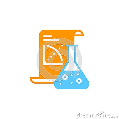 Science Application icon vector, filled flat sign, solid colorful pictogram isolated on white. Vector Illustration