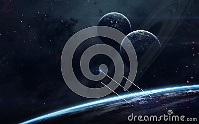 Space science fiction image. This image elements furnished by NASA Stock Photo