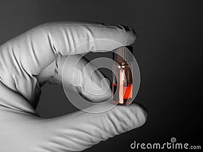 Science - important sample Stock Photo