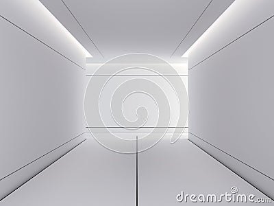 Science lab interior. 3d rendering Stock Photo