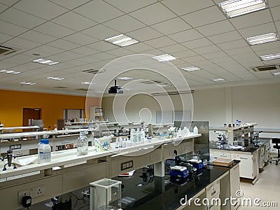 Science Laboratory Editorial Stock Photo