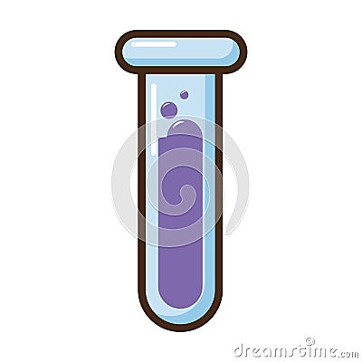 Science laboratory pippete Vector Illustration