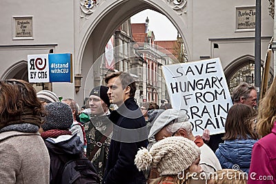 Science March Munich Germany on April 22 2017 Editorial Stock Photo